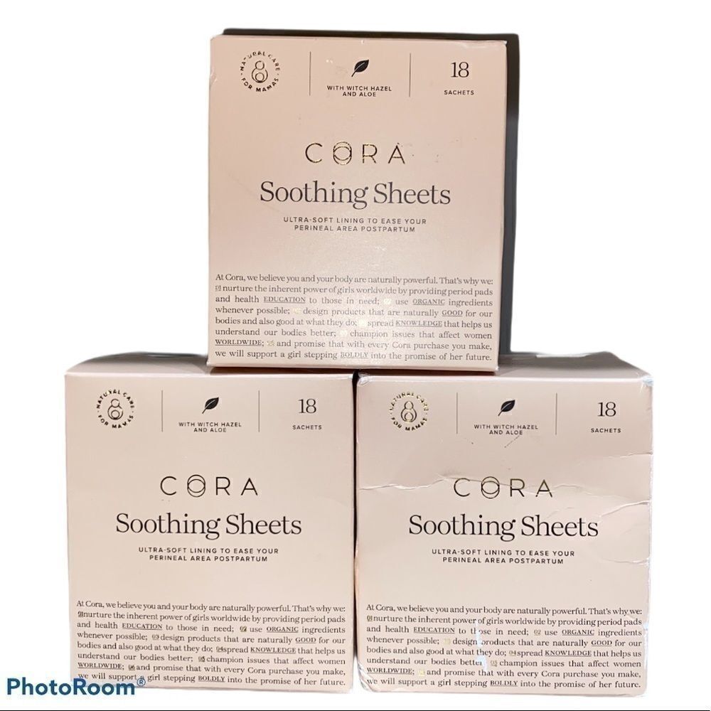 Cora Soothing sheets for postpartum comfort D1‎
